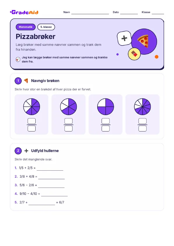 Side 1 af Pizzabrøker