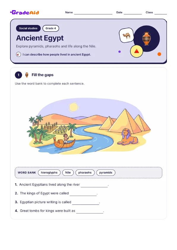Page 1 of Ancient Egypt