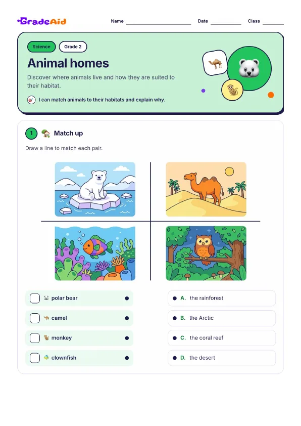 Page 1 of Animal homes