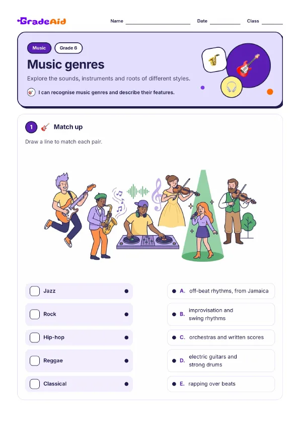 Page 1 of Music genres