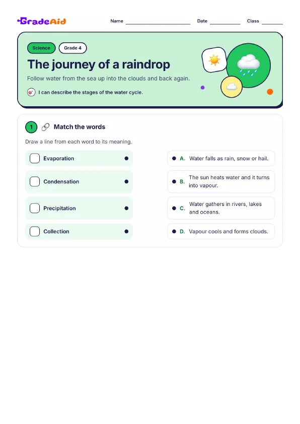 Page 1 of The journey of a raindrop