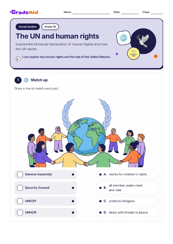 Page 1 of The UN and human rights