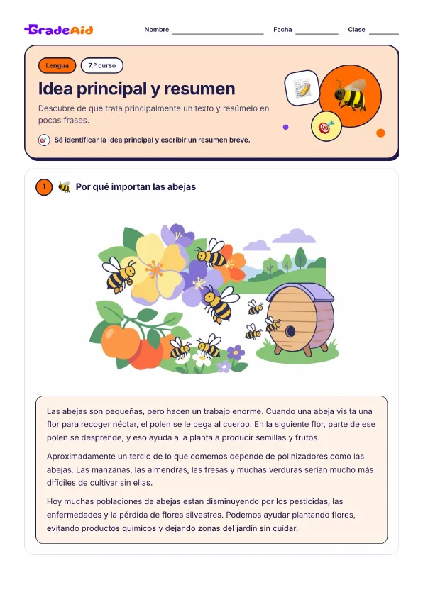 Página 1 de Idea principal y resumen