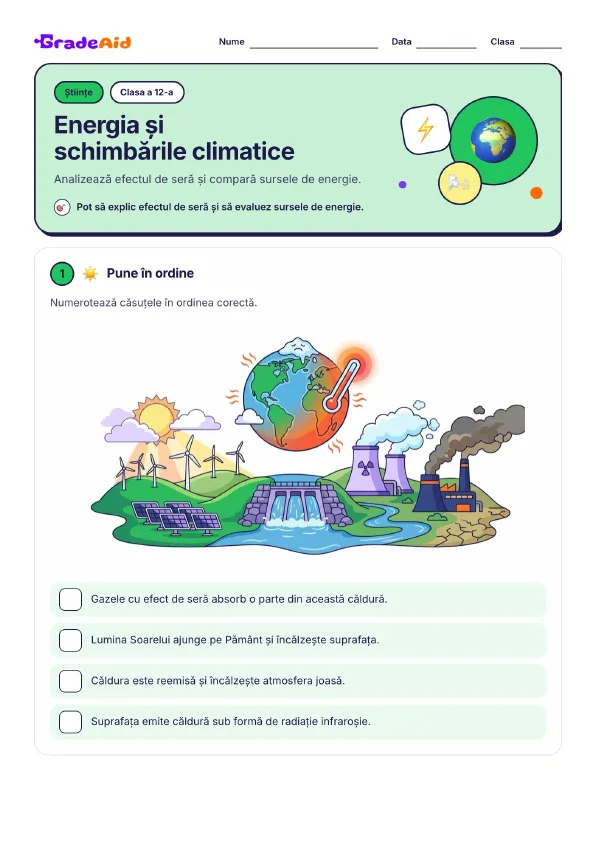 Pagina 1 din Energia și schimbările climatice