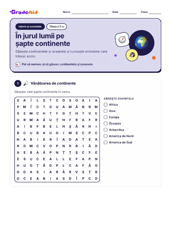 Pagina 1 din În jurul lumii pe şapte continente