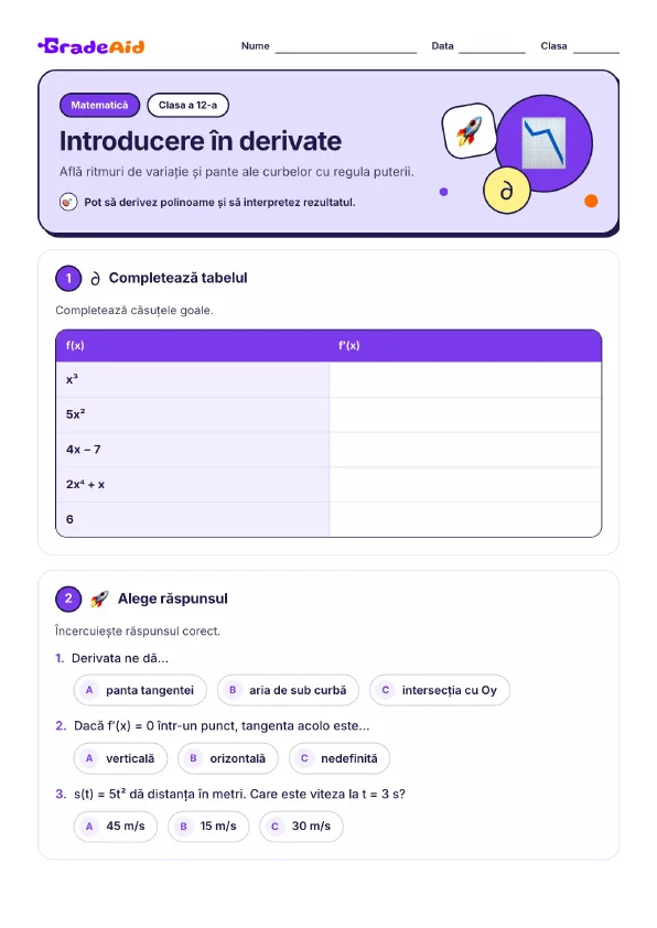 Pagina 1 din Introducere în derivate
