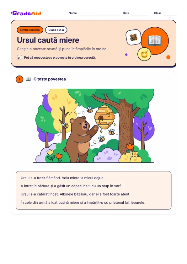 Pagina 1 din Ursul caută miere