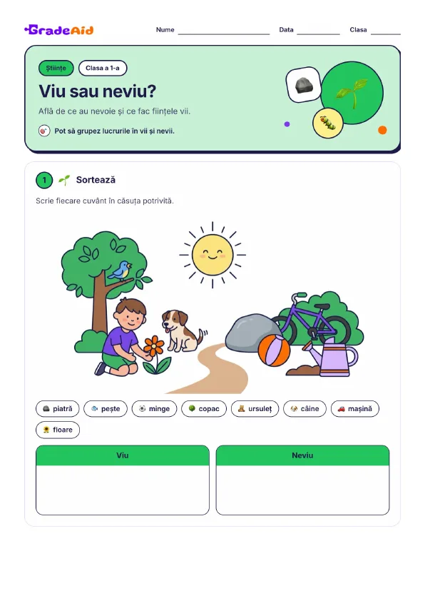 Pagina 1 din Viu sau neviu?